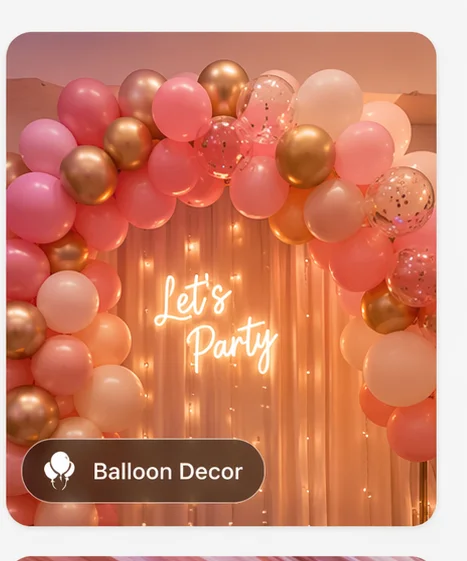 Wedding Decorations Setup