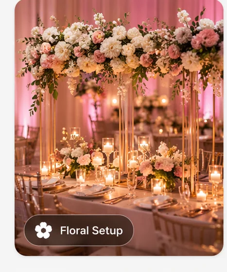 Corporate Events Decorations Setup