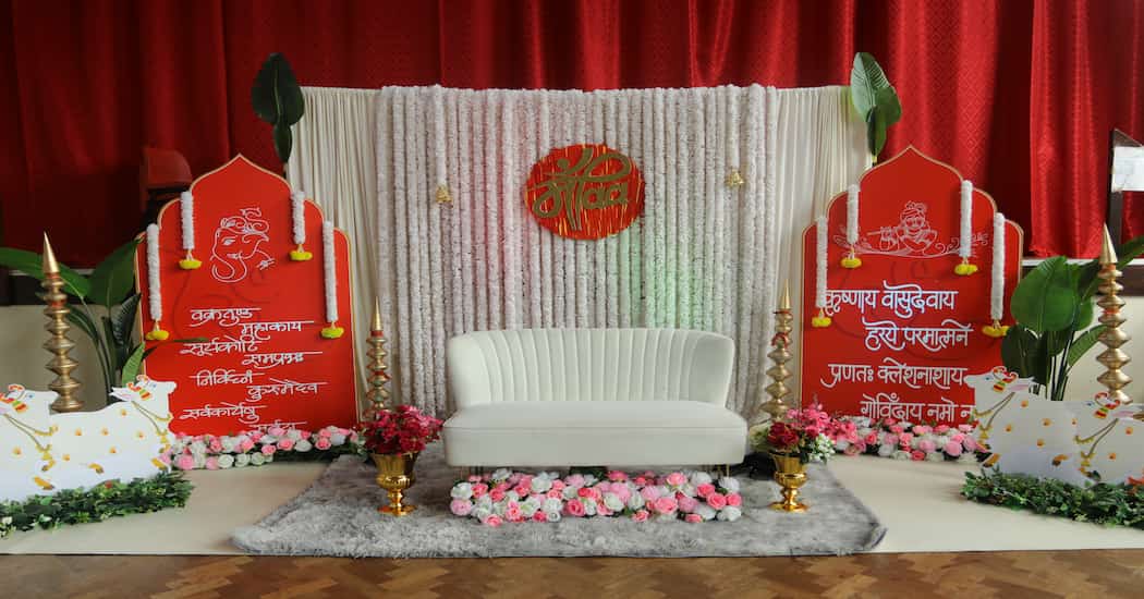 Baby Shower Maa Celebration London event decoration setup