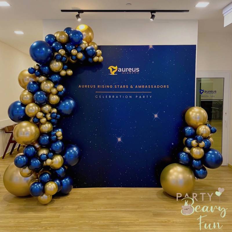 Backdrop Printing & Balloon Garland Set-up for Corporate Event1