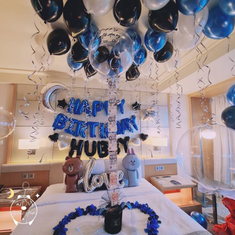 Cash Reveal Helium Balloon Hamper3